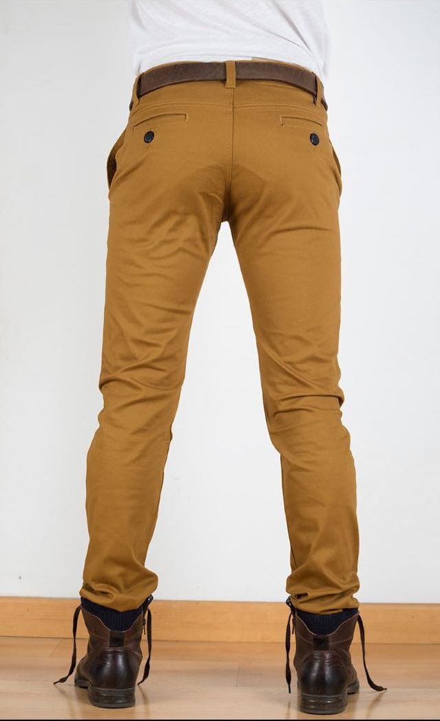 Pantalon En Drill Para Caballero H4