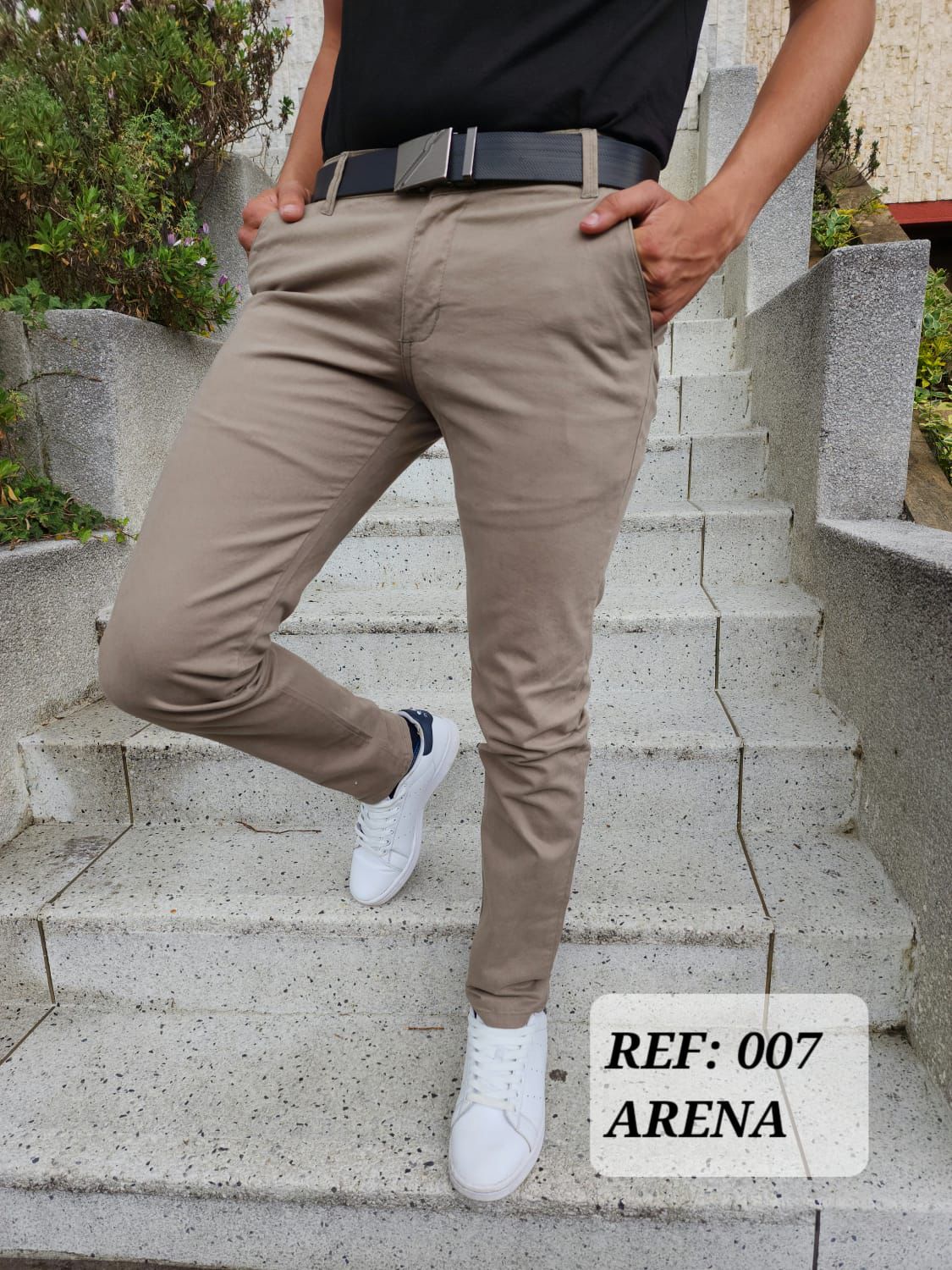 Pantalon En Drill Para Caballero H4