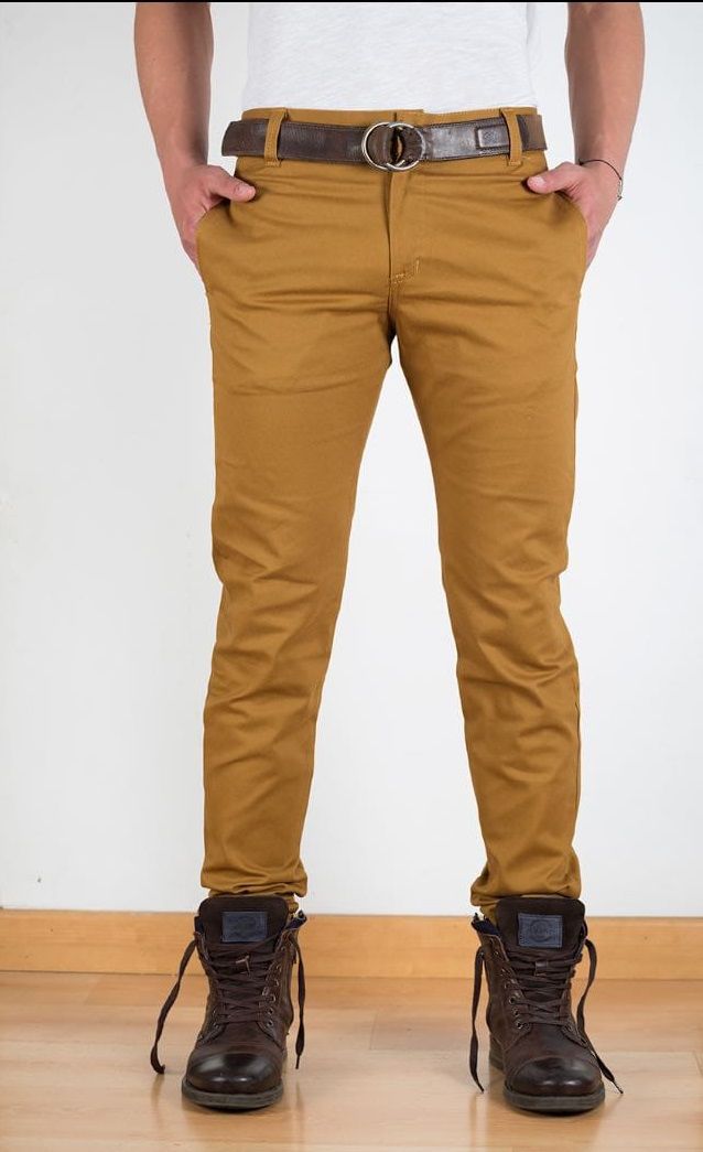 Pantalon En Drill Para Caballero H4