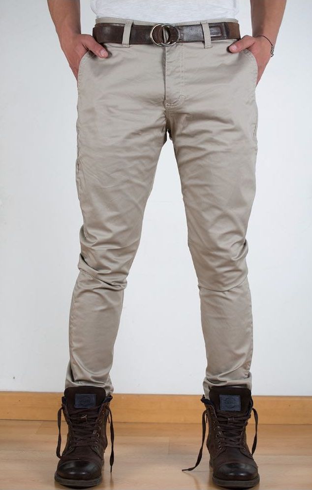 Pantalon En Drill Para Caballero H4