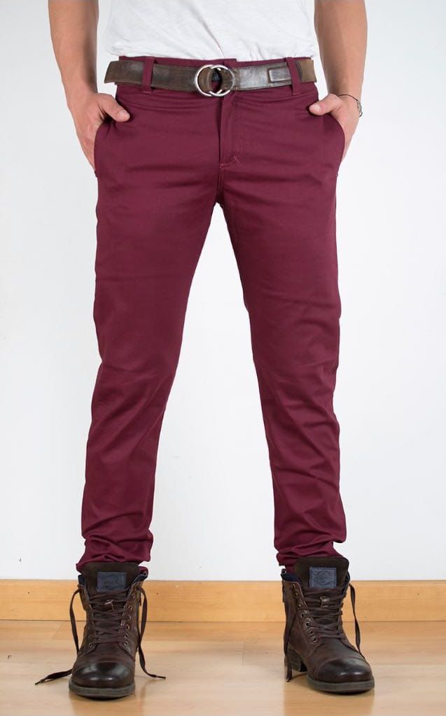 Pantalon En Drill Para Caballero H4