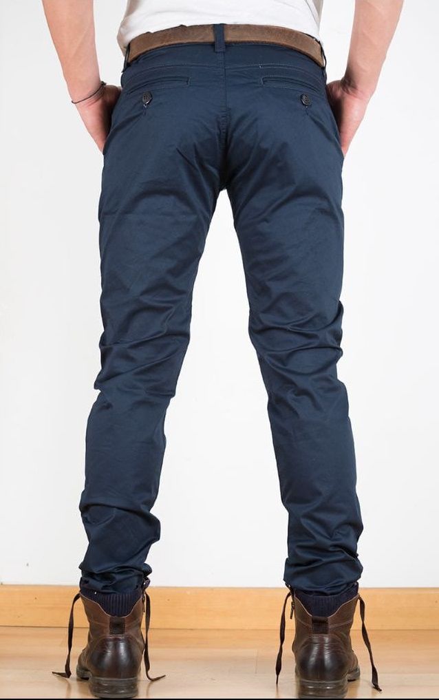 Pantalon En Drill Para Caballero H4