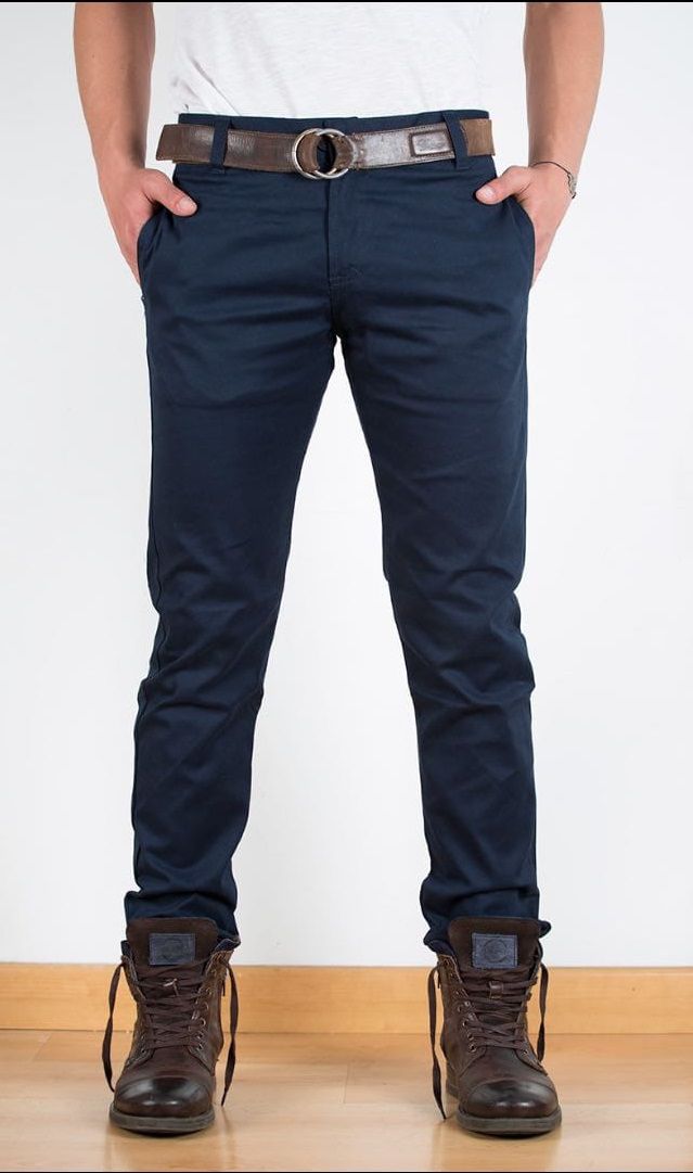 Pantalon En Drill Para Caballero H4