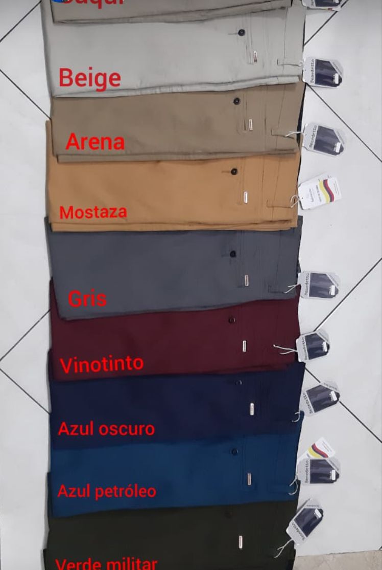 Pantalon En Drill Para Caballero H4