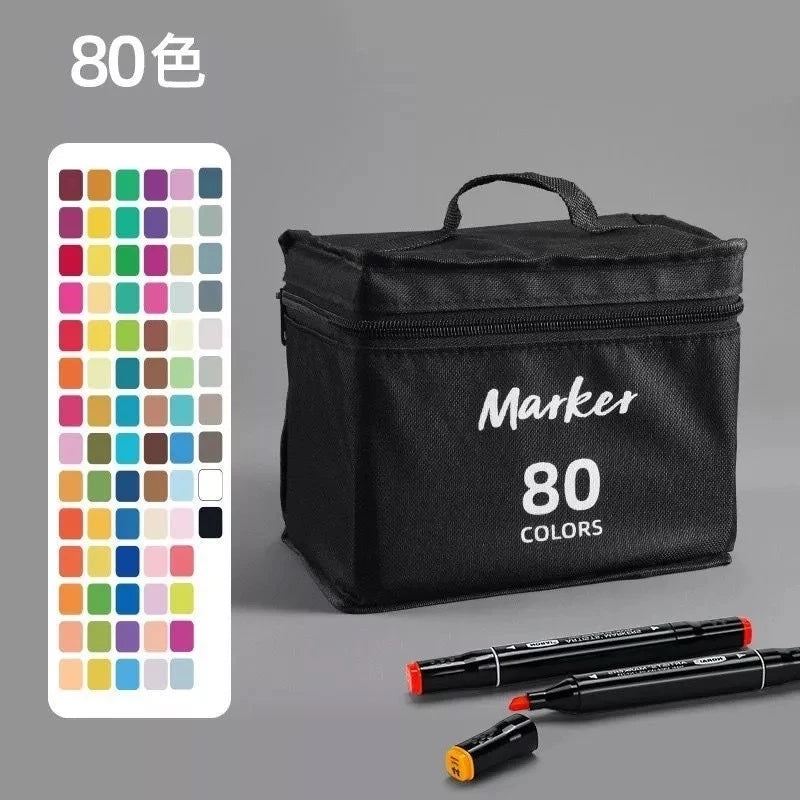 Set de Marcadores – Doble Punta X 80